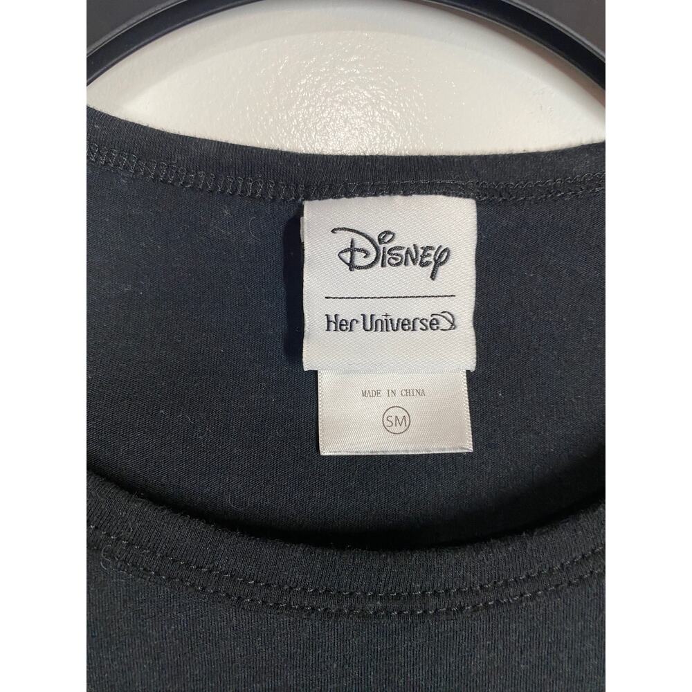Disney Mary Poppins Black Crew Neck Short Sleeve Graphic T-Shirt Small - Picture 4 of 9